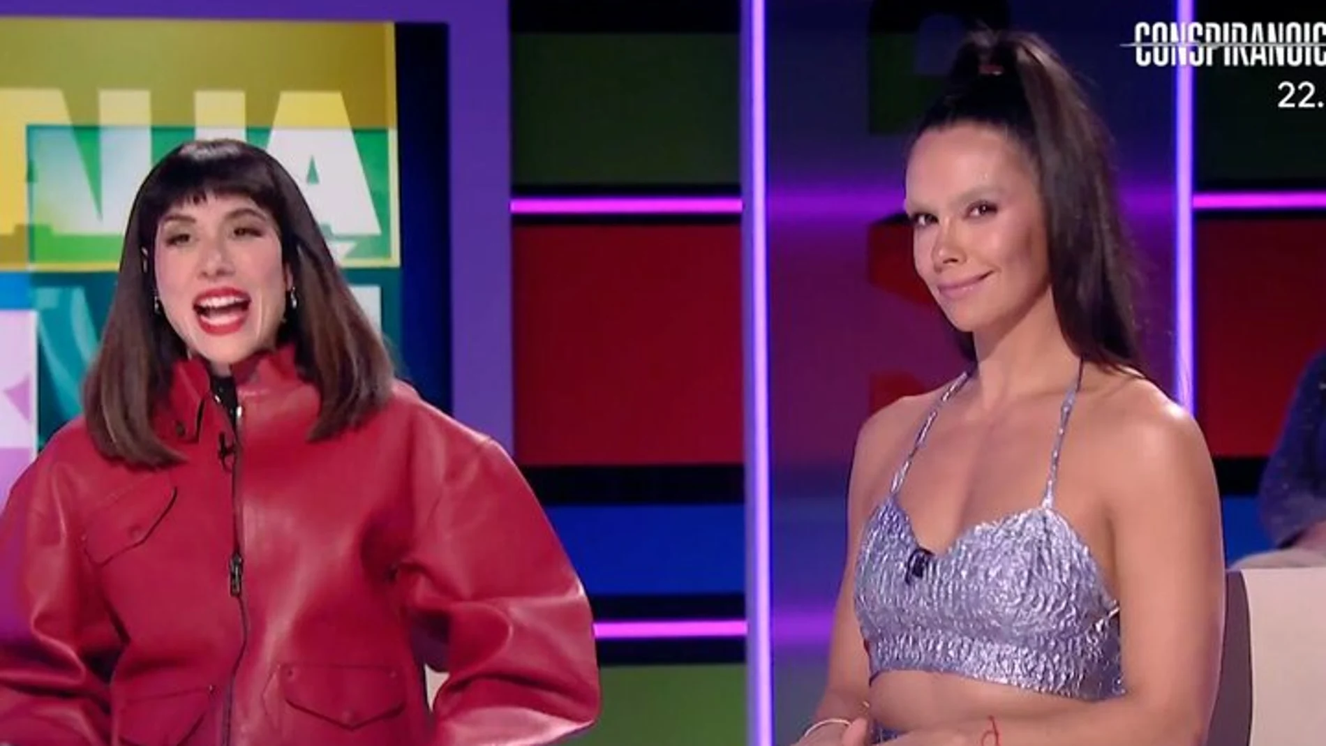 Natalia Ferviú y Cristina Pedroche en 'Zapeando'