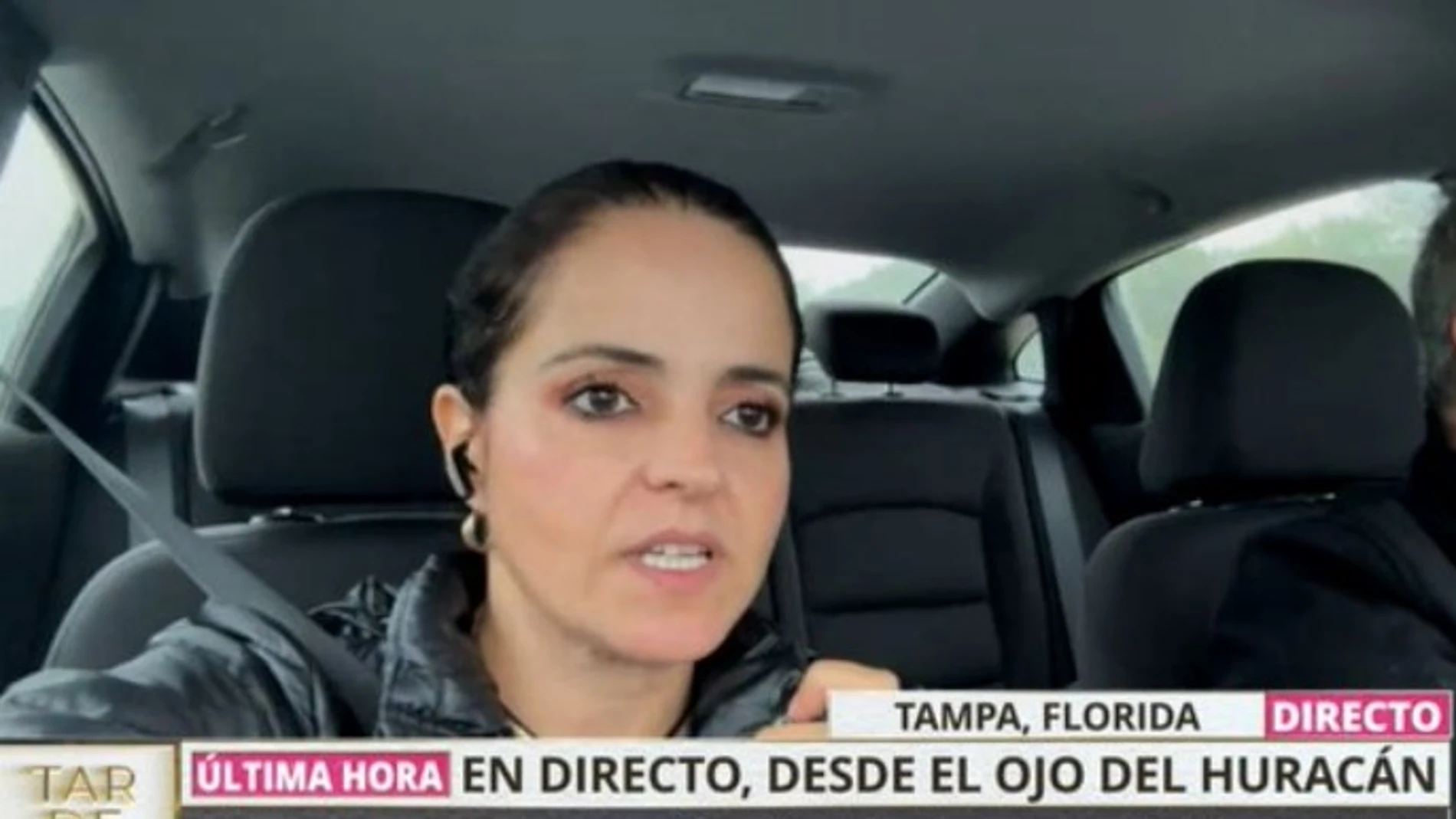 La huída del huracán Milton desde dentro