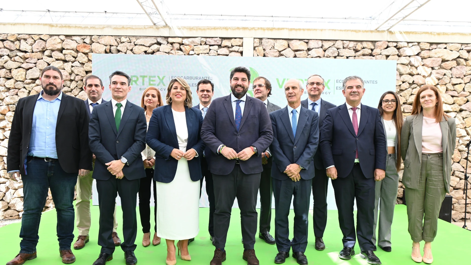 El presidente de la Comunidad, Fernando López Miras, clausura el acto con motivo del 25º aniversario de la empresa Ecocarburantes Españoles, radicada en el Valle de Escombreras