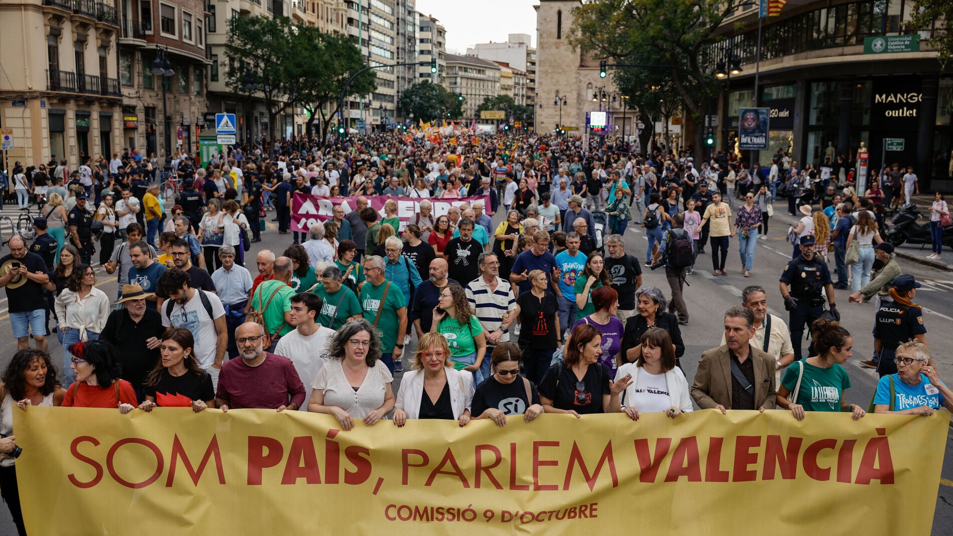 Compromís denuncia la agresión a un militante tras la manifestación del ...