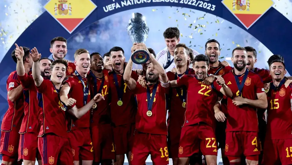España ganó la Nations League 2023.