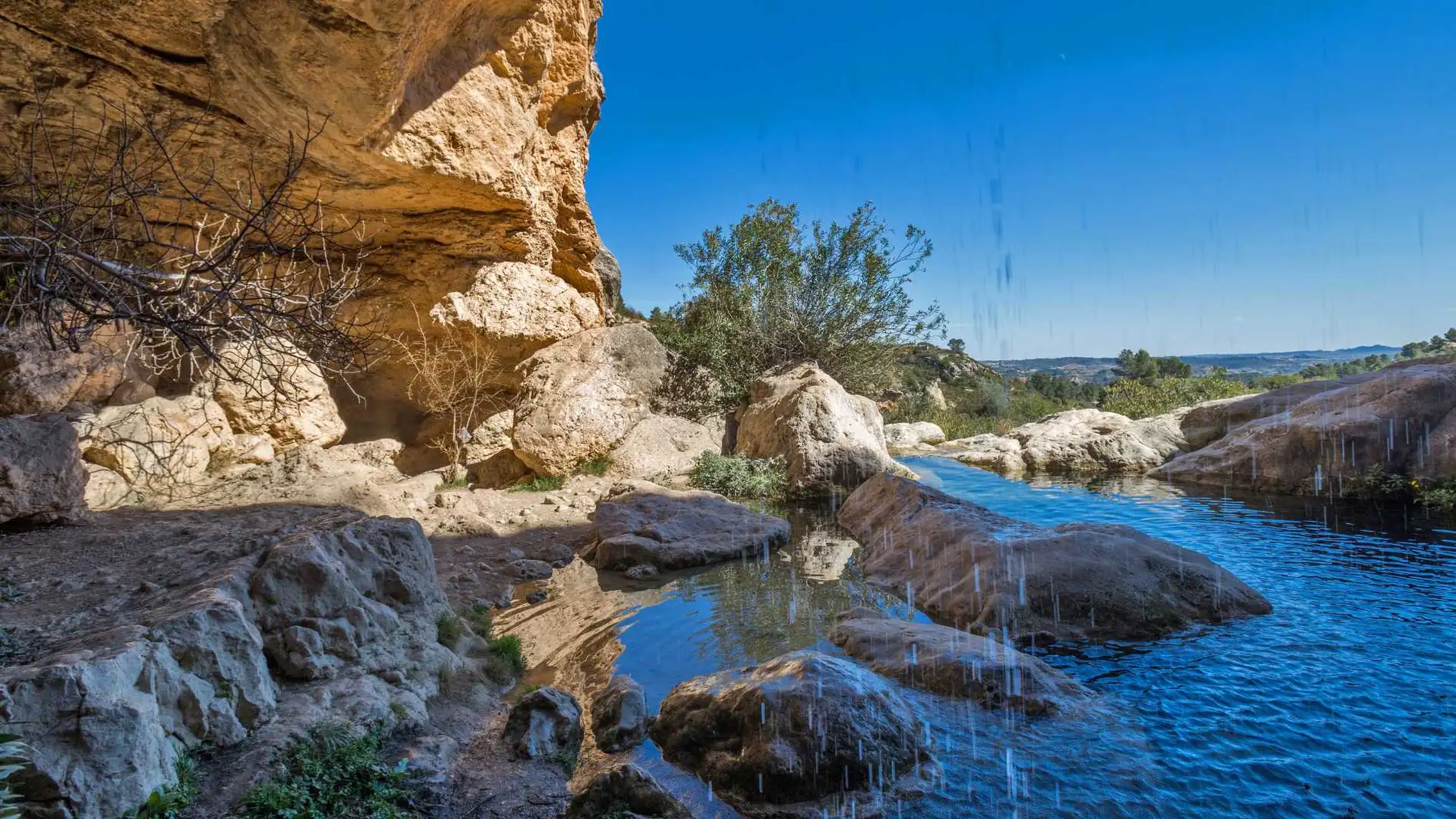 Imagen del Paraje de la Cueva de las Palomas, en Yátova
