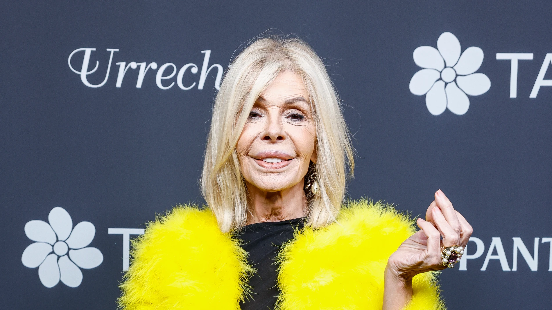 Bibiana Fernández, en el aniversario de Tacha en Madrid