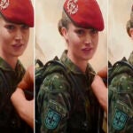 Augusto Ferrer-Dalmau retrata en un cuadro a la princesa Leonor como cadete de la Academia General de Zaragoza