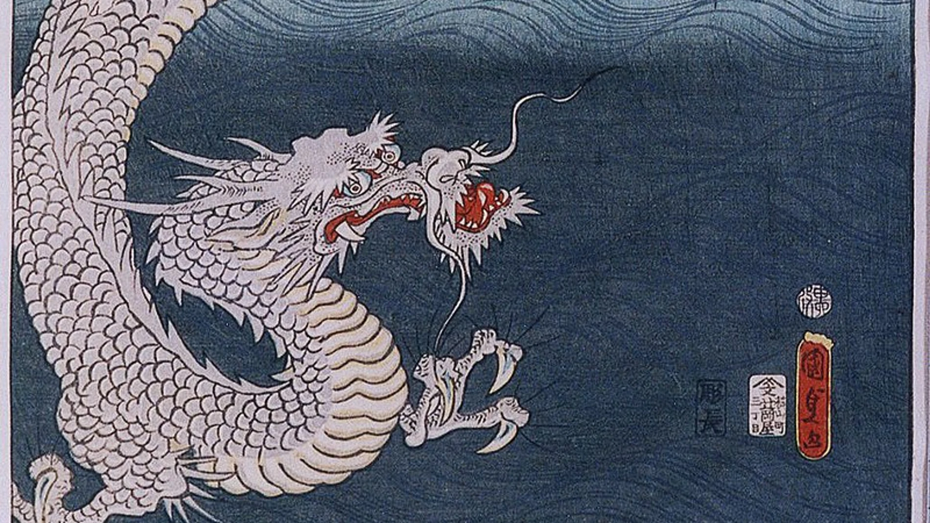 Dragón japonés, una de las criaturas de la mitología de este país