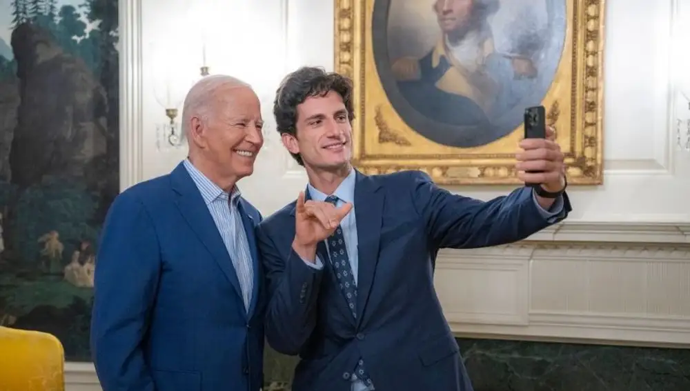 Jack Schlossberg Kennedy con Biden