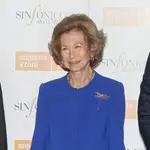 La Reina Sofía en el estreno de la obre ganadora del XII Premio Reina Sofía de composición musical en el Teatro Monumental de Madrid