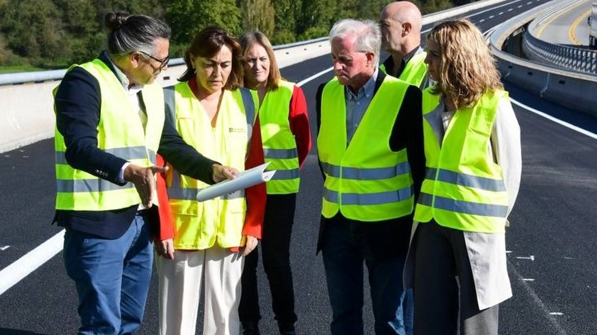 La consellera Paneque visita las obras en el viaducto de Osormort (Barcelona) REMITIDA / HANDOUT por Generalitat Valenciana Fotografía remitida a medios de comunicación exclusivamente para ilustrar la noticia a la que hace referencia la imagen, y citando la procedencia de la imagen en la firma 11/10/2024