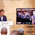 El presidente ha recibido hoy al Aspar Team y al campeón de Moto3, David Alonso