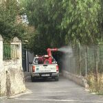 Fumigación contra el mosquito del Nilo