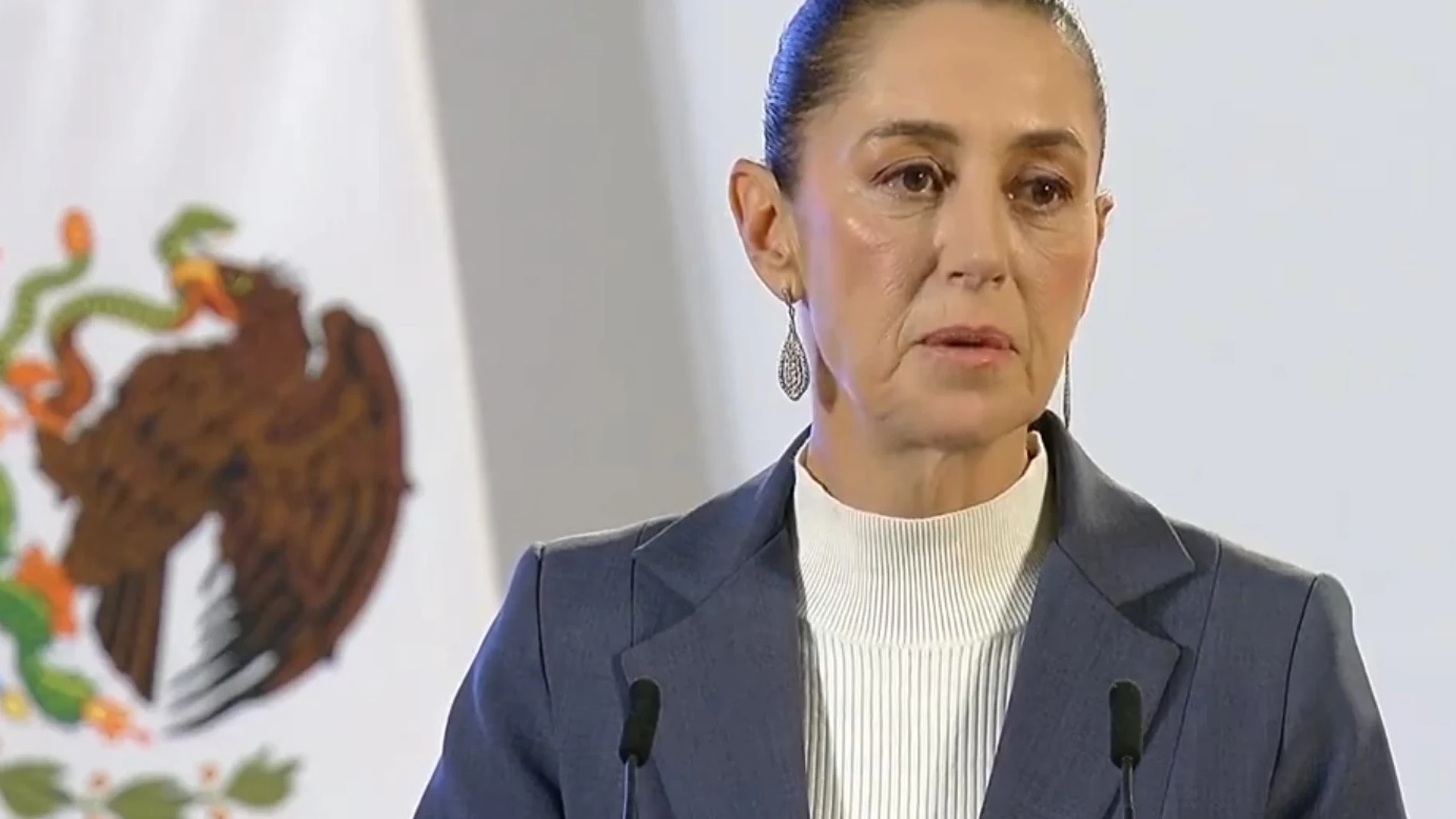 La presidenta de México, Claudia Sheinbaum REMITIDA / HANDOUT por PRESIDENCIA DE MÉXICO Fotografía remitida a medios de comunicación exclusivamente para ilustrar la noticia a la que hace referencia la imagen, y citando la procedencia de la imagen en la firma 12/10/2024