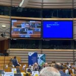 El director general de Unión europea, Adrián Zittelli, durante su intervención 