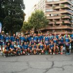 Participantes de «Mójate con AQUADEUS» en la XXVII Media Maratón Ciudad de Albacete