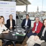 De izquierda a derecha, Ana María Jáuregui, Marta Cencillo, Fran Cárceles, Javier Arnaldo y Nieves Valenzuela