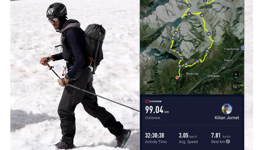 La etapa más dura: casi 100 km con un desnivel de 7890 m.