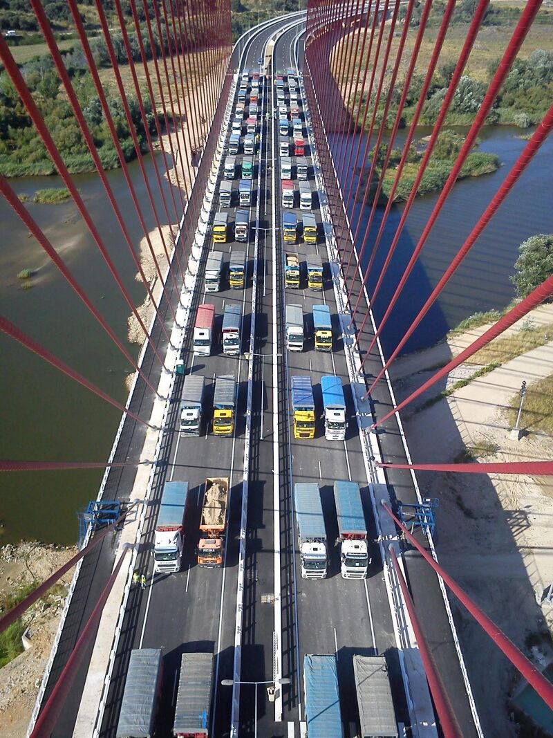 El 'Puente de Castilla-La Mancha' en Talavera de la Reina (Toledo)
