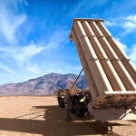 Un sistema antimisiles THAAD de Estados Unidos 