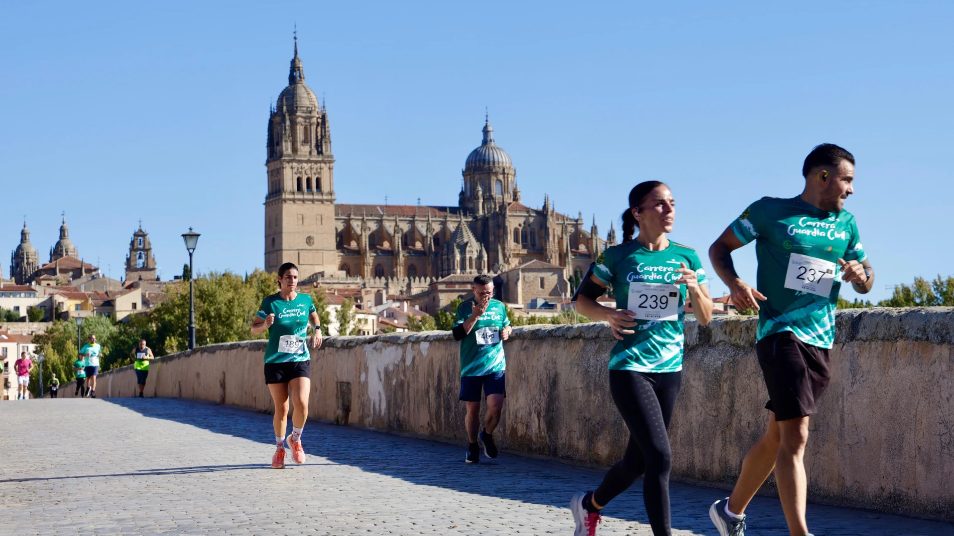 Carrera contra el cáncer de la Guardia Civil en Salamanca