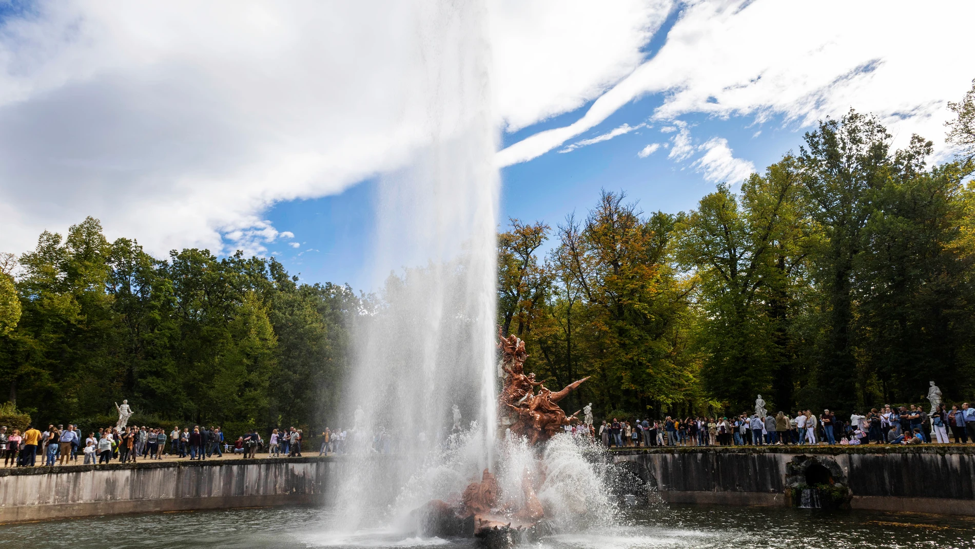 Fuente de Andrómeda del Palacio Real de La Granja