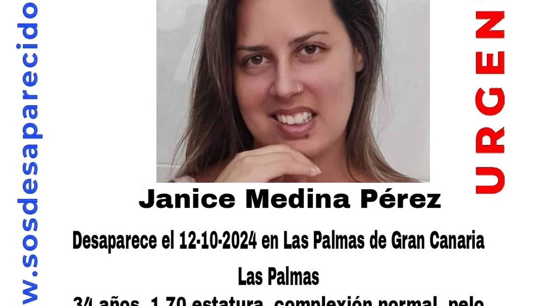 La Policía Nacional activa la búsqueda de Janice Medina tras denunciarlo su familia en Las Palmas de Gran Canaria