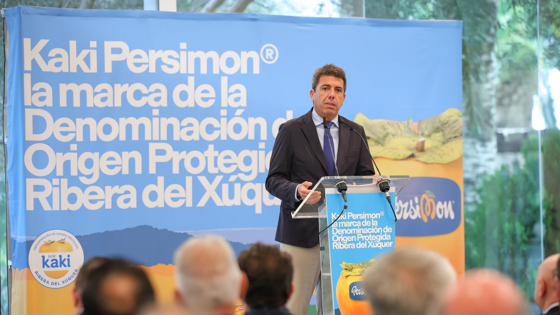 El presidente ha asistido a la presentación de la campaña de promoción de la Denominación de Origen Kaki Ribera del Xúquer.