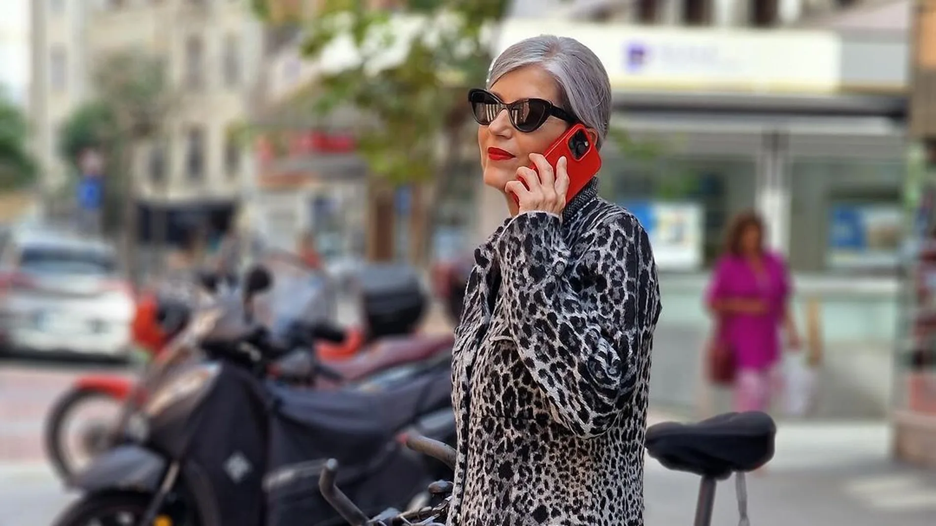 Carmen Gimeno con chaqueta de Zara.
