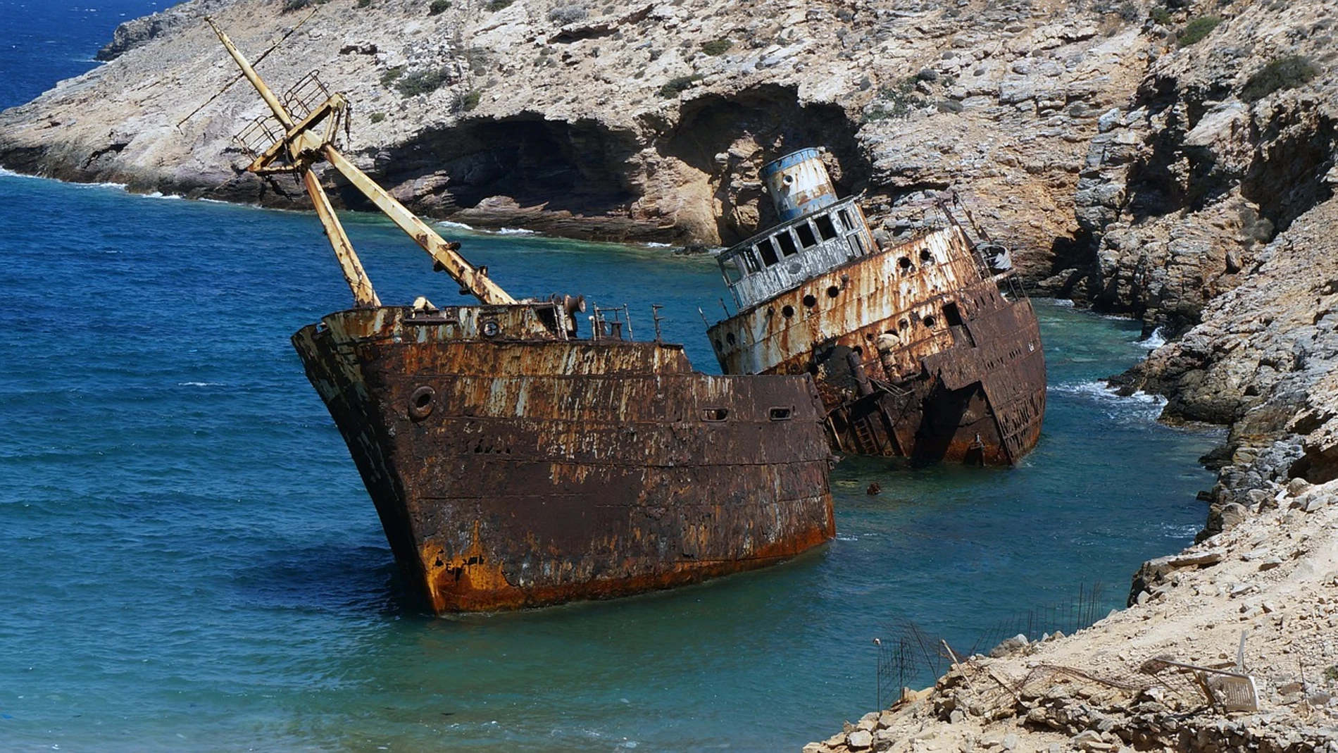 Barcos encallados
