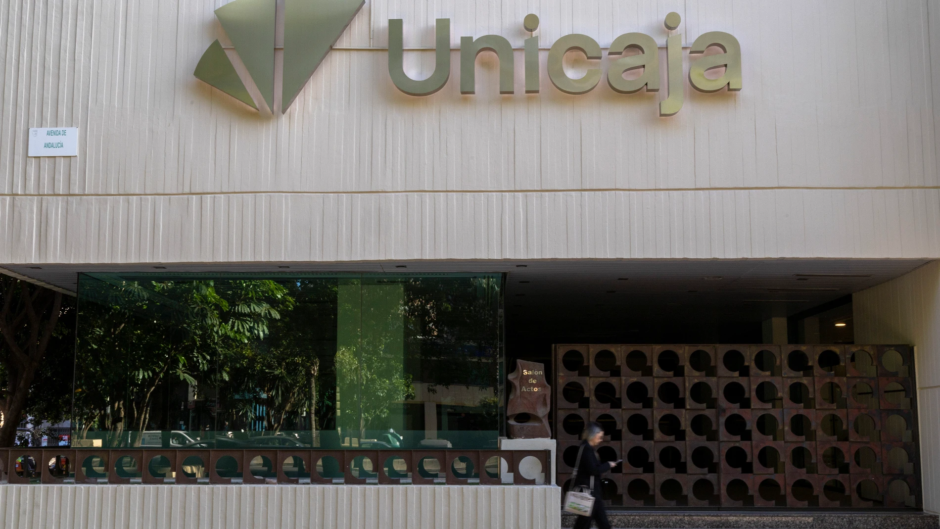 Una de las sedes de Unicaja en Málaga