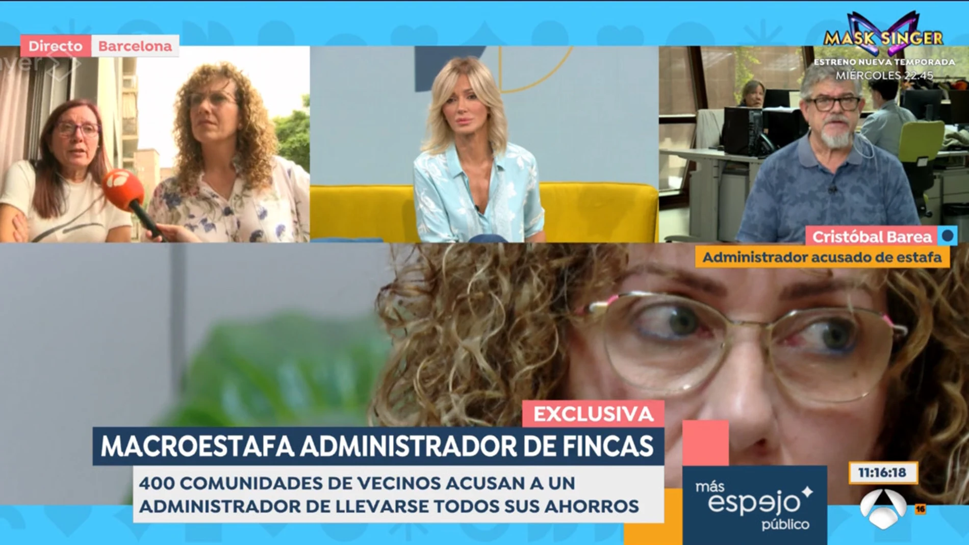Susanna Griso vive en 'Espejo Público' uno de los momentos más complicados de su historia