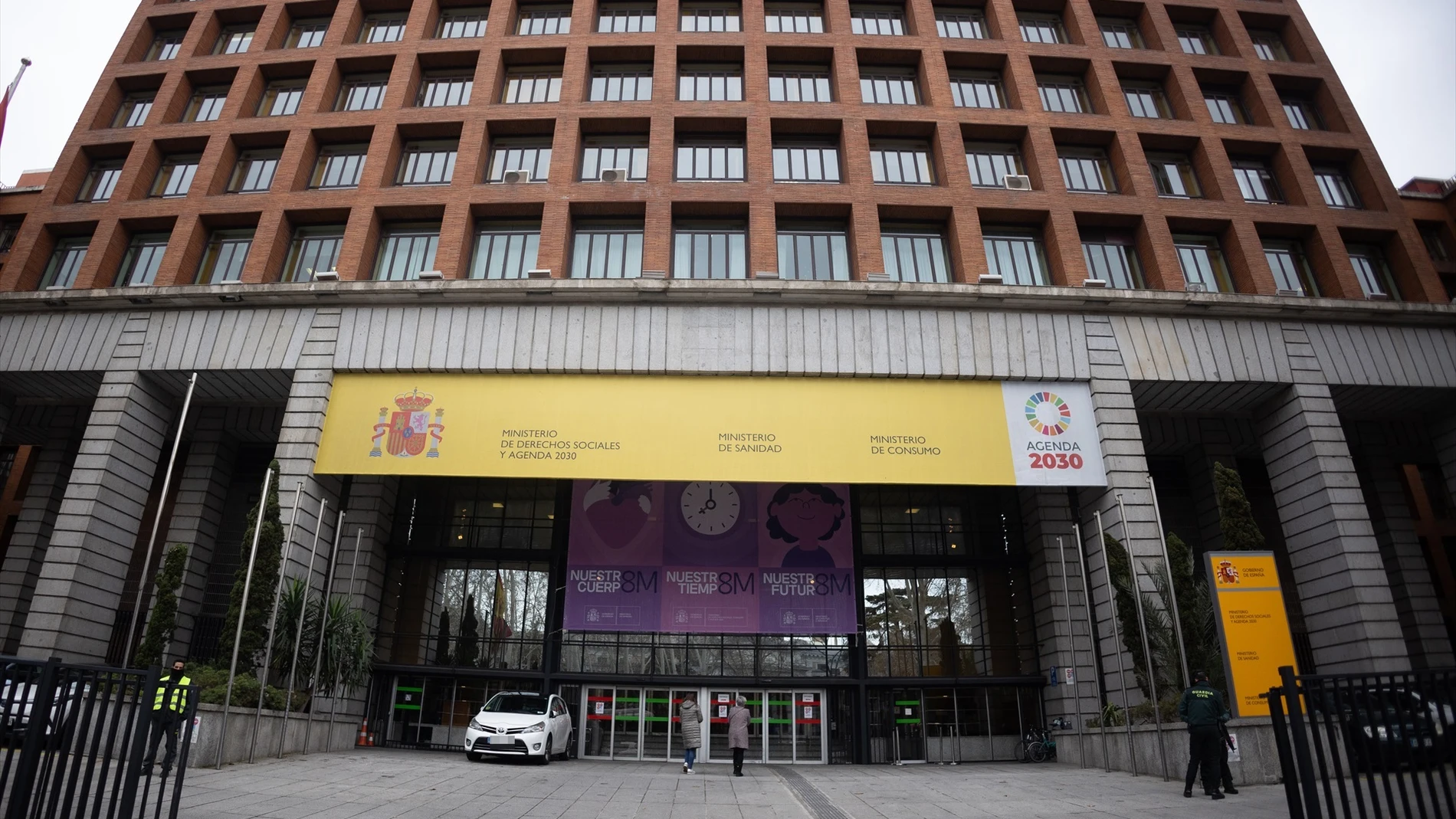 Fachada del Ministerio de Sanidad