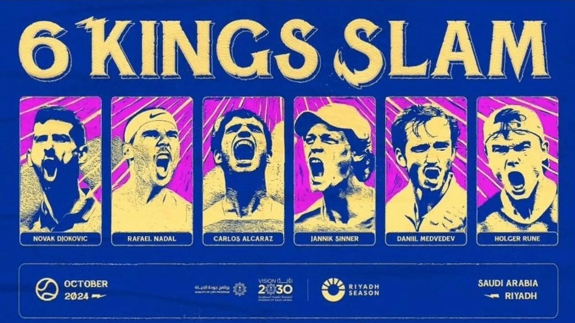 Cuadro y partidos del Six Kings Slam 2024: fechas, horarios y dónde ver, torneo Arabia Saudí.