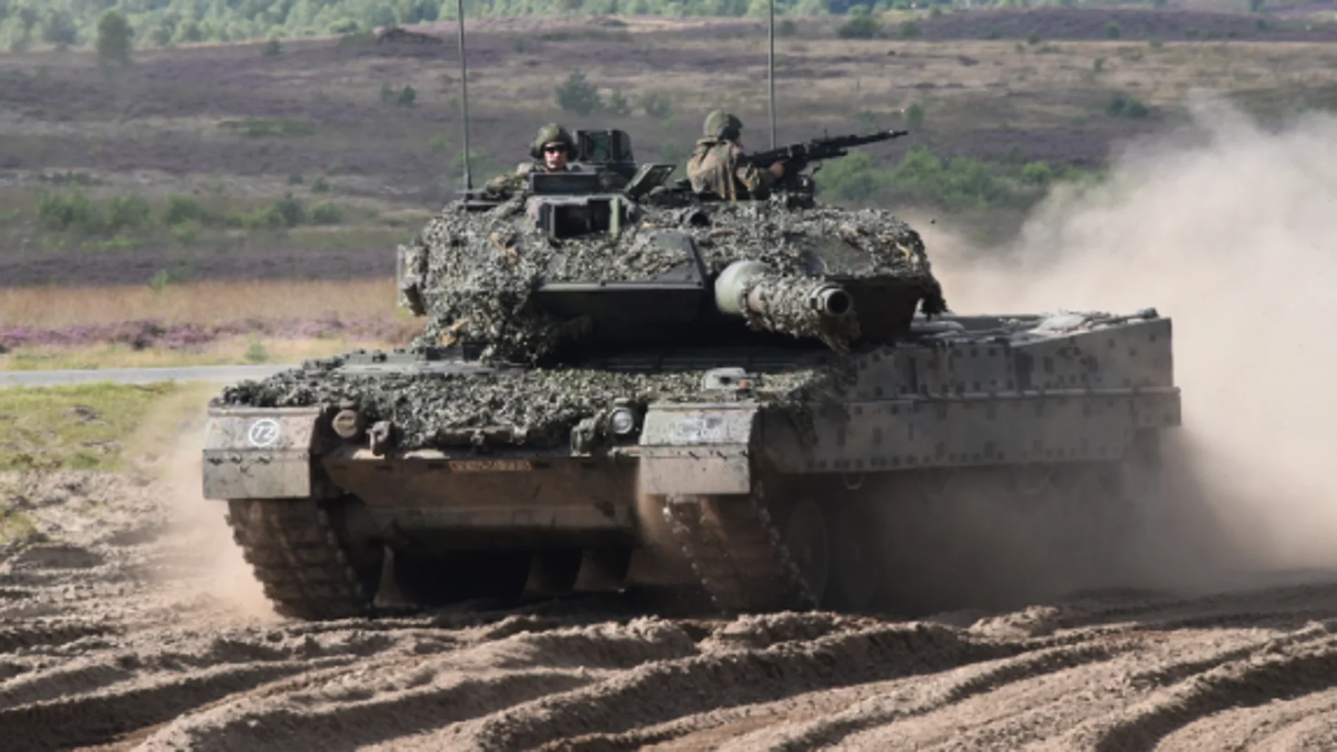 Imagen del Leopard 2A7+, la última versión disponible de este carro de combate