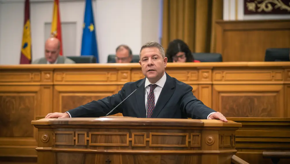 Page abre el Debate de la Región en las Cortes de Toledo con un discurso sin límite de tiempo