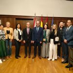 El alcalde de Ponferrada, Marco Morala, recibe al cónsul general de Colombia, Rodrigo Pinzón Navarro