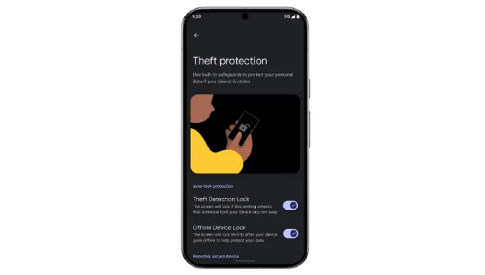 Protección contra robos.