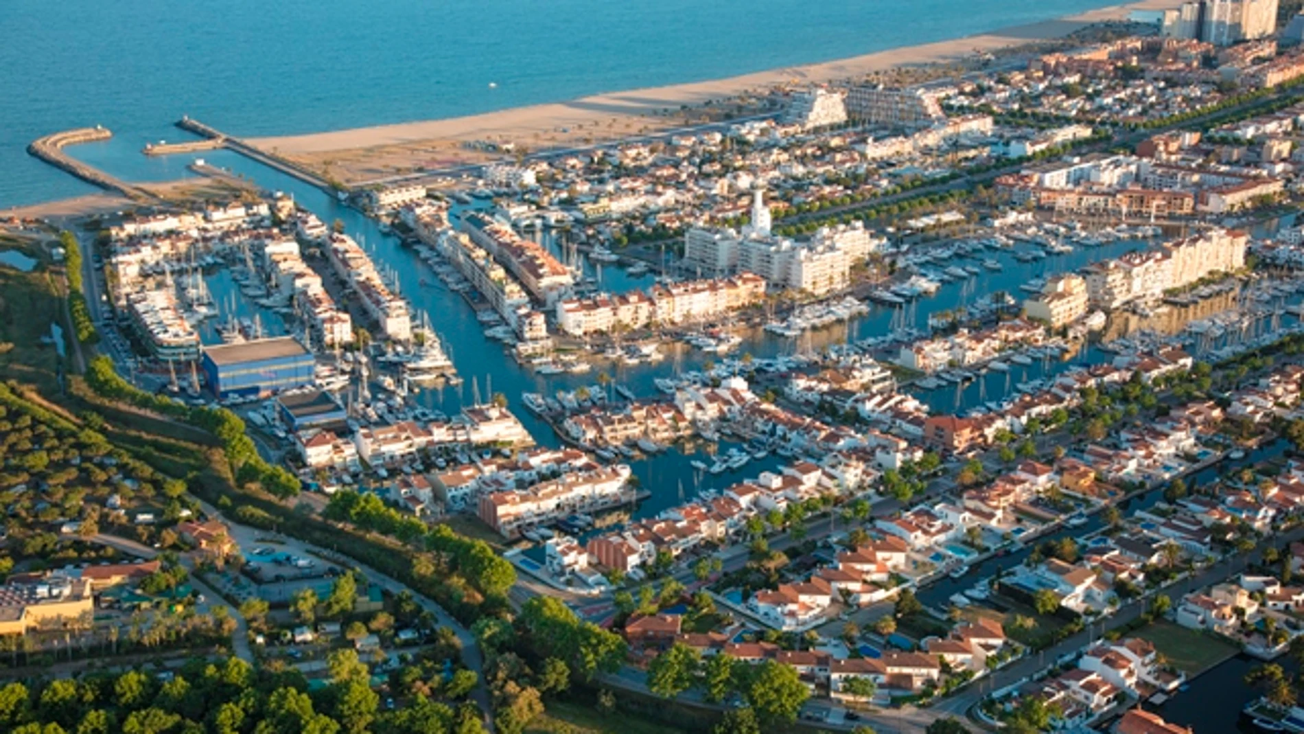 Vista aérea de Empuriabrava (Girona)