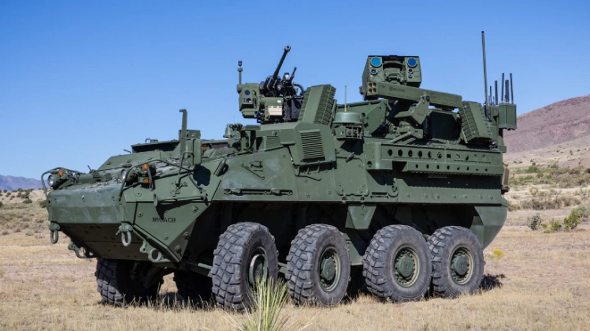 El 'cosechador de drones' Stryker: el 8x8 equipado con todas las armas para contrarrestar drones