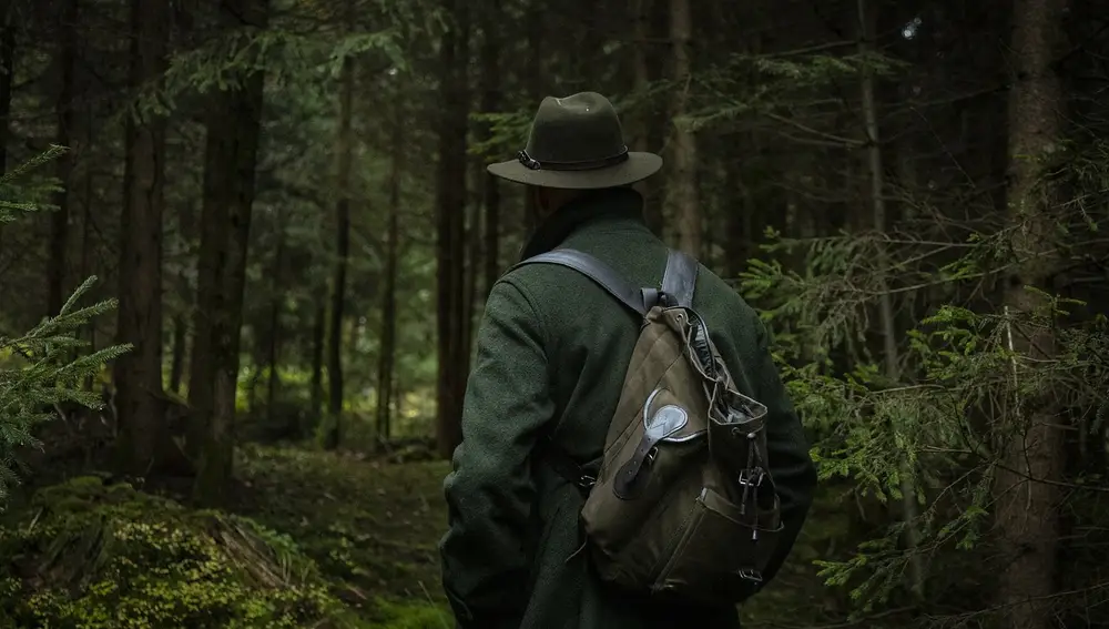 Cazador en el bosque