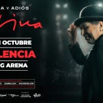 Joaquín Sabina actuará en el Roig Arena los días 9 y 11 de octubre de 2025, dentro de su gira “Hola y Adiós”