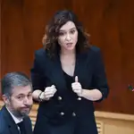 La presidenta de la Comunidad de Madrid, Isabel Díaz Ayuso