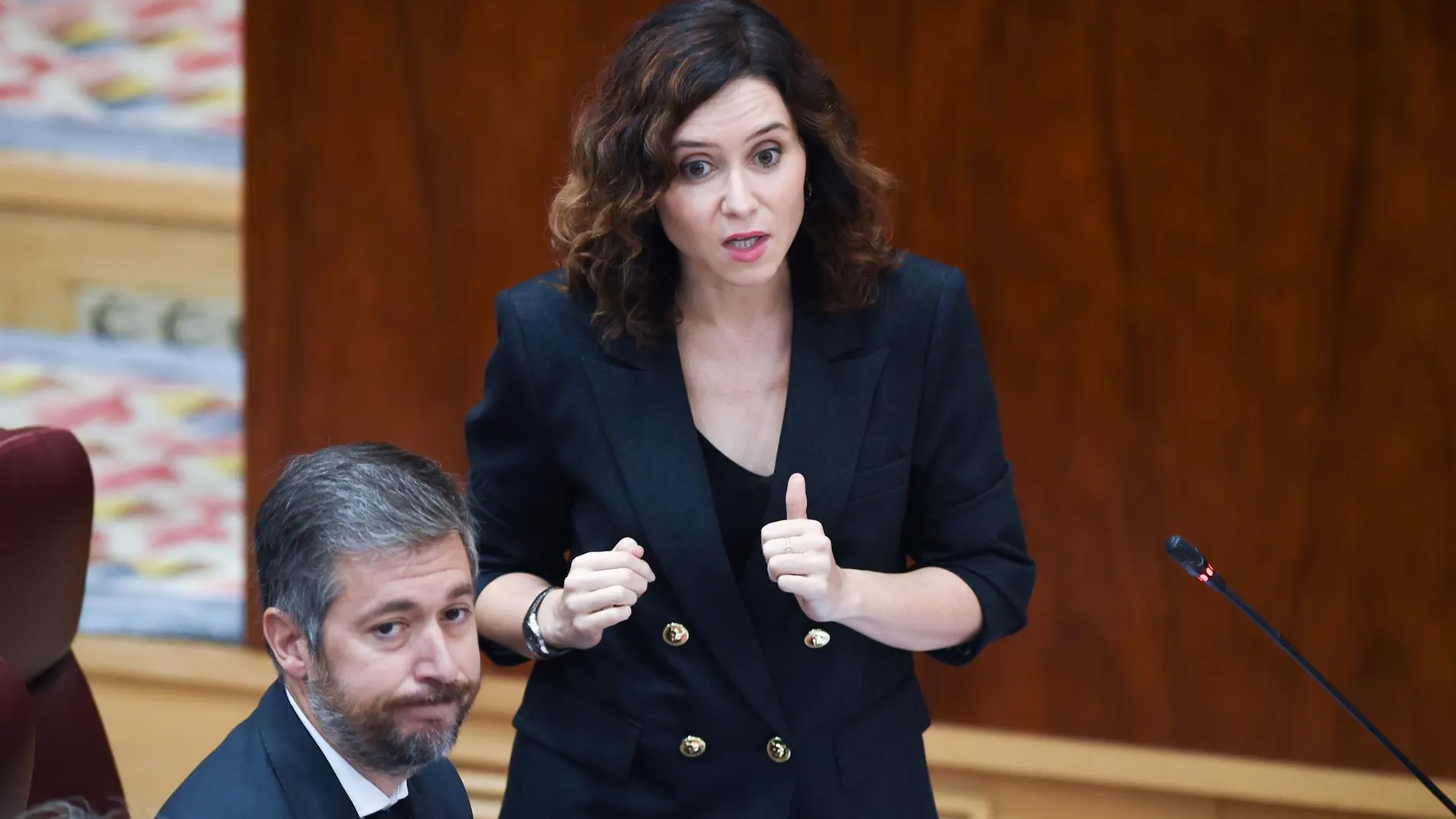 La presidenta de la Comunidad de Madrid, Isabel Díaz Ayuso