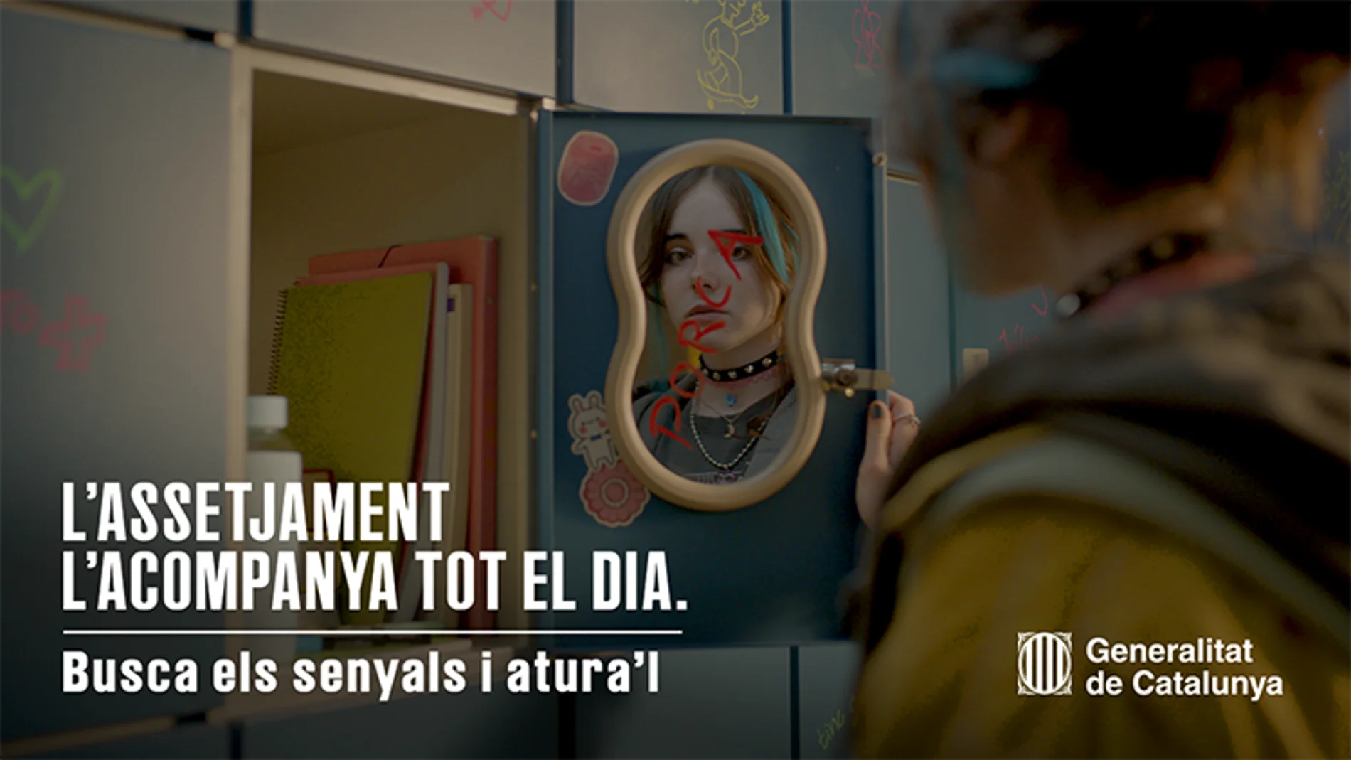 Imagen de la nueva campaña "Busca las señales. Frena el acoso escolar"