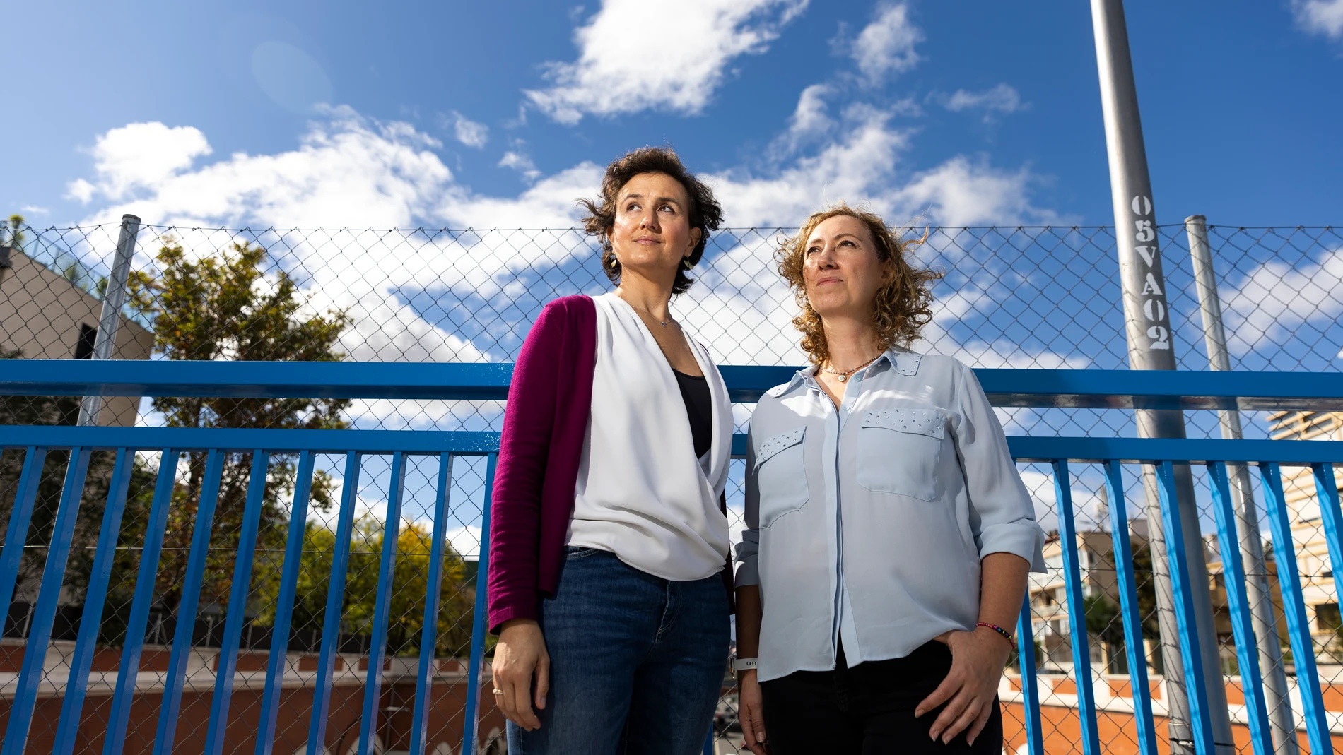 Irene Muñoz y Malka Gutiérrez, pacientes que han superado un cáncer de máma. © Jesús G. Feria.