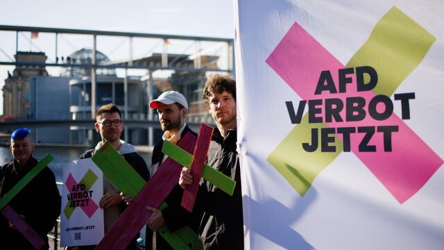 Demonstration of the campaign 'AfD Ban Now' in Berlin