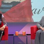 Irene Villa y María Jesús González en el plató de 'Espejo Público'