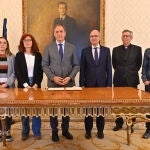 Representantes de la Mesa del Voluntariado de Salamanca