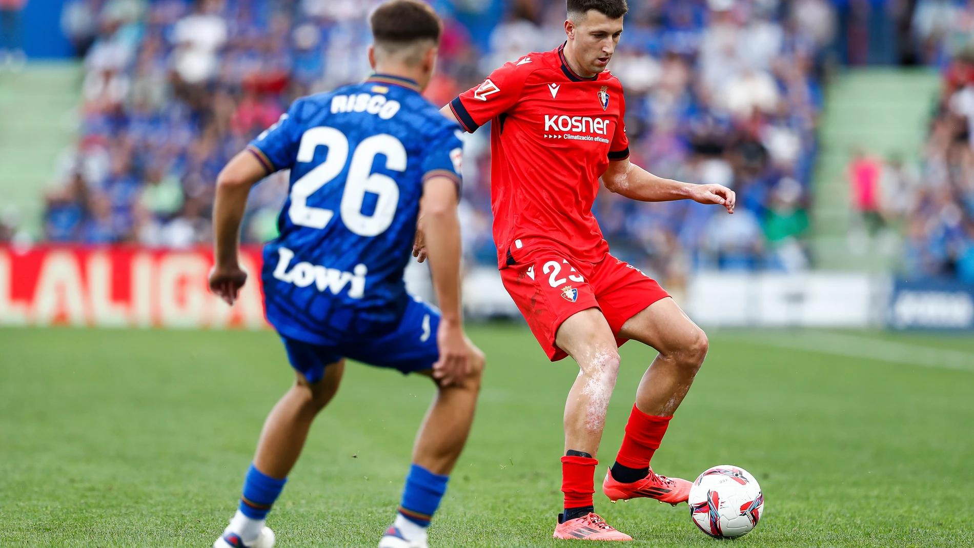 Abel Bretones con Osasuna