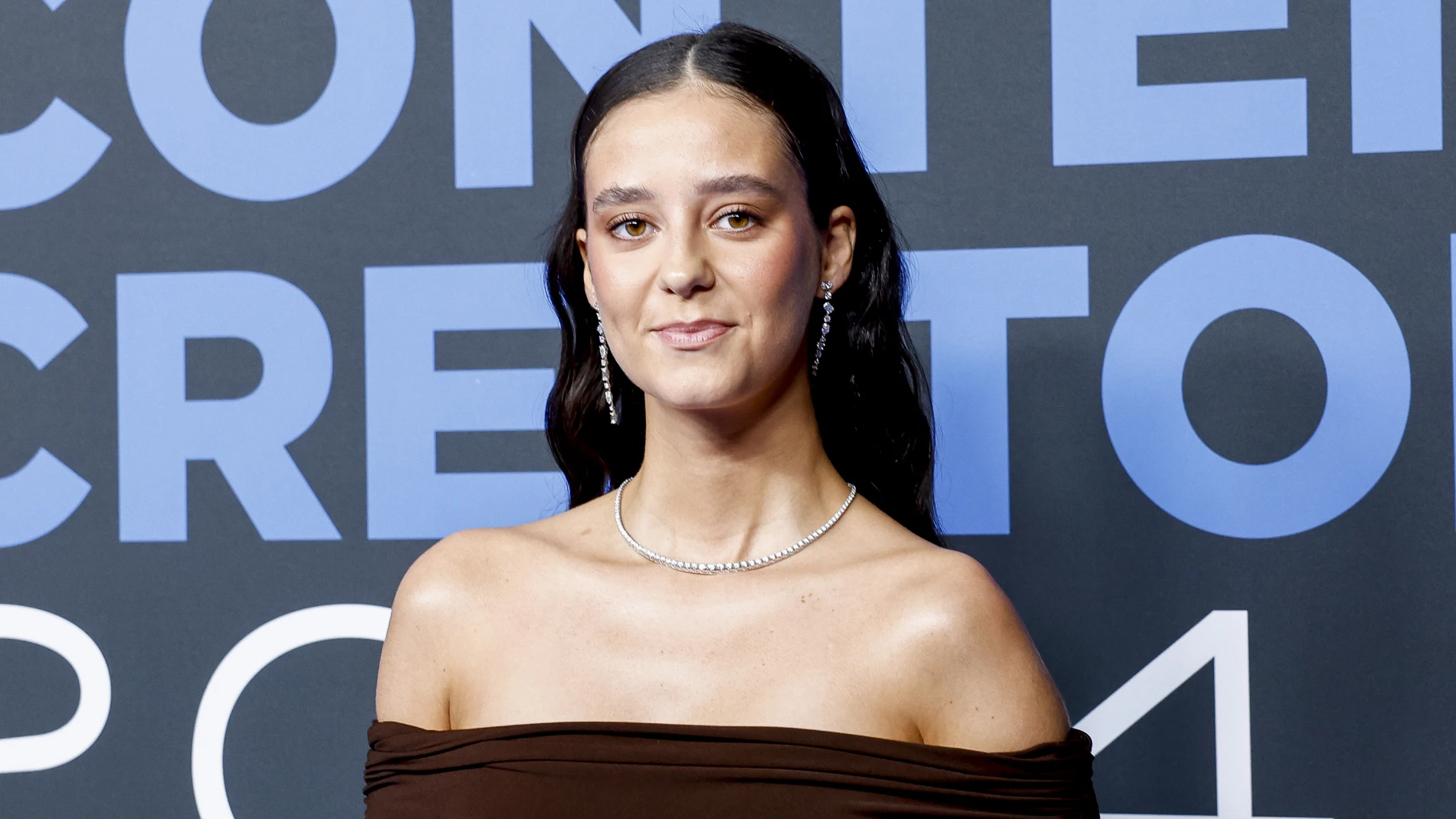 Victoria Federica en la alfombra roja de los Forbes Best Content Creators 2024.