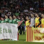 Las selecciones catalanas y vascas