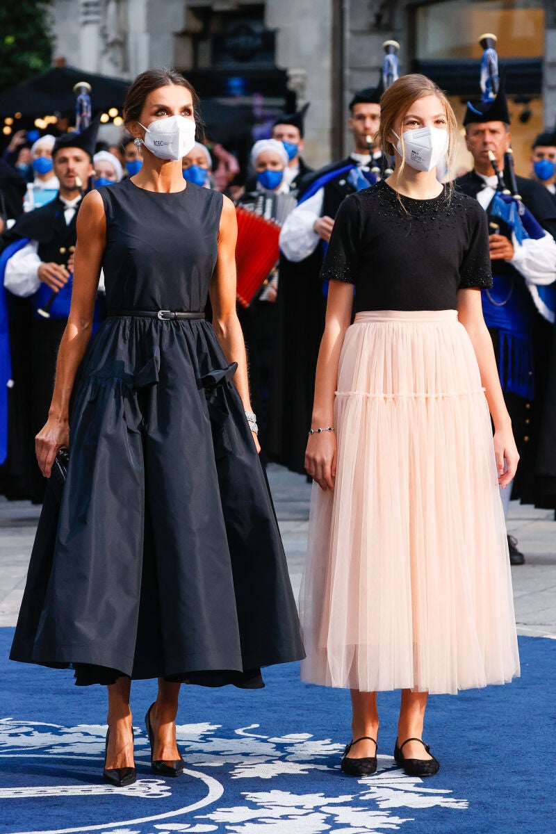 La Reina Letizia en los Premios Princesa de Asturias 2021.